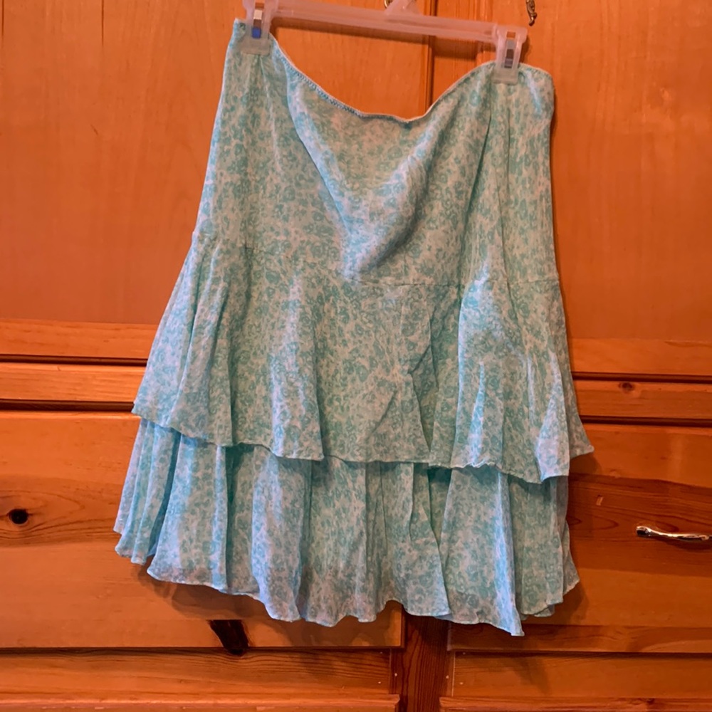 Vintage Casual Corner flowy tiered skirt size 16